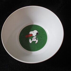 Melamine Snoopy Peanuts Cereal Bowl 6"